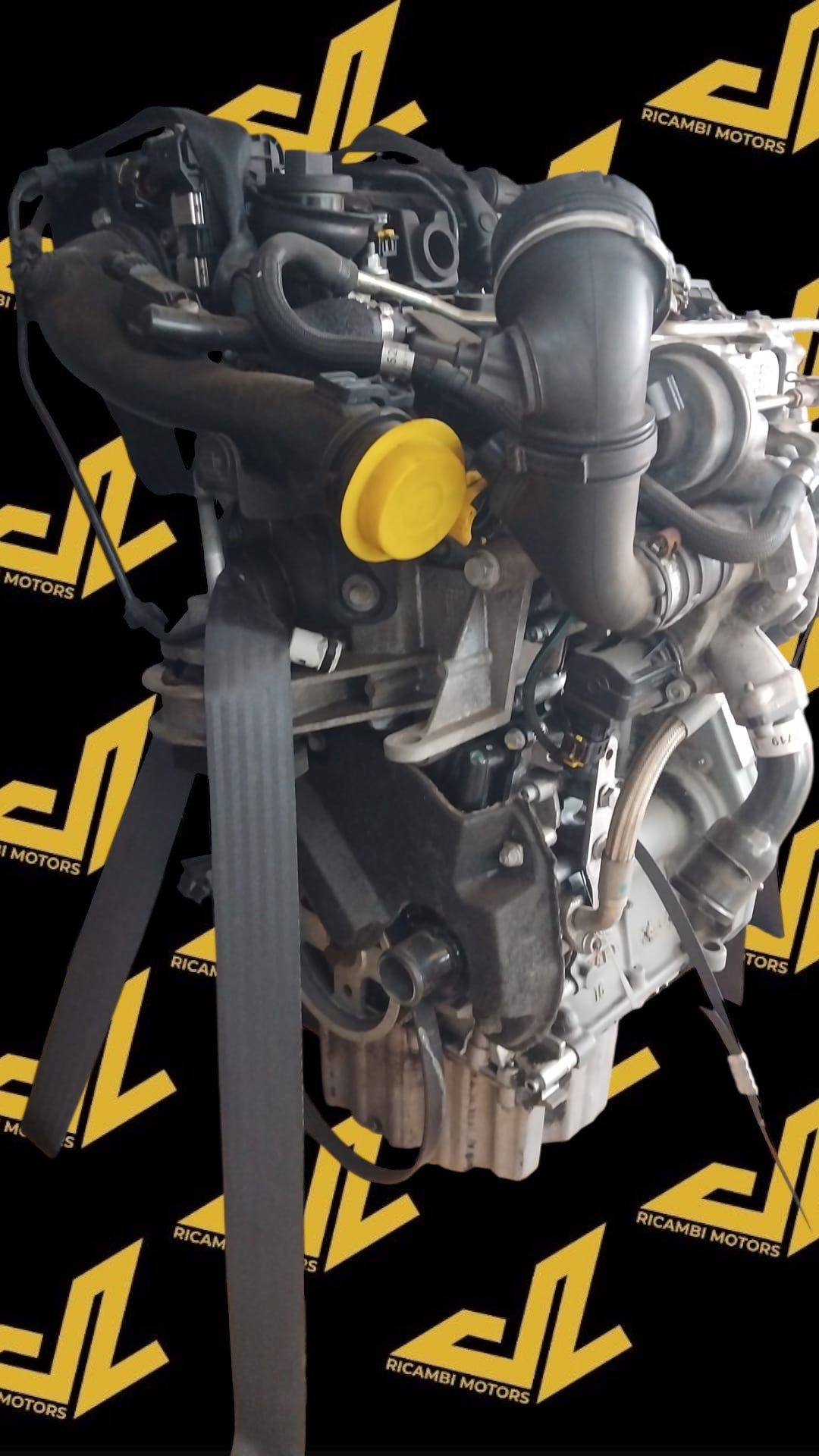 MOTORE COMPLETO FIAT 0.9 TWINAIR SIGLA: 312A2000 1 foro di scarico - VL Ricambii Motors