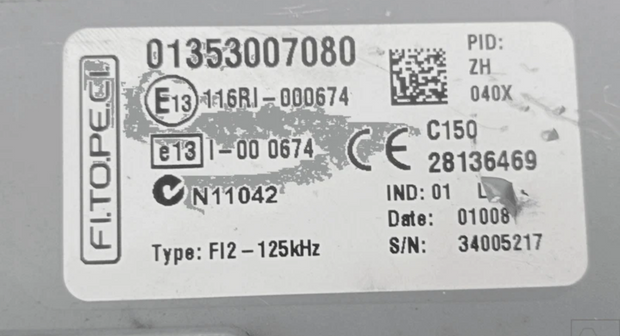 01353007080 FUSE BOX for UNIVERSAL b5ef3d